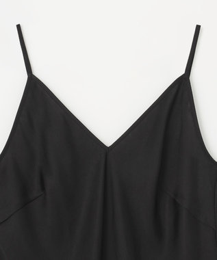 GRACE CONTINENTAL サテンキャミソール ブラック