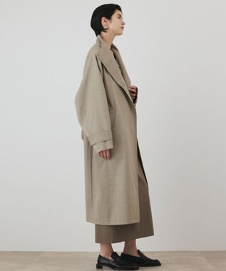 GRACE CONTINENTAL ウールテントラインコート ベージュ