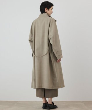 GRACE CONTINENTAL ウールテントラインコート ベージュ
