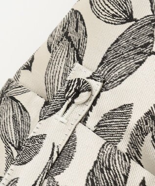 GRACE CONTINENTAL ボタニカルジャガードシャツ キナリ