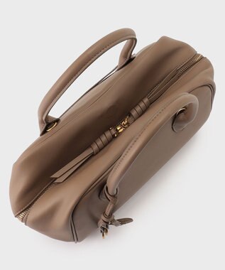 GRACE CONTINENTAL TOV MOU BAG S ブラウン