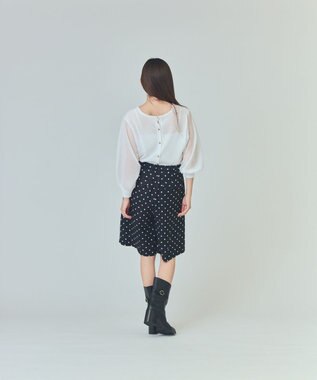 GRACE CONTINENTAL ドットハーフパンツ ブラック