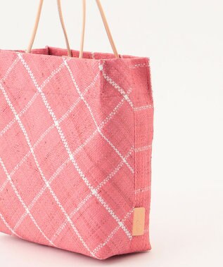 GRACE CONTINENTAL Ele,Sac チェックバッグ ピンク