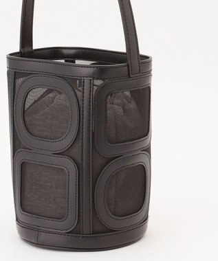 GRACE CONTINENTAL ORSETTO シアーバッグ ブラック