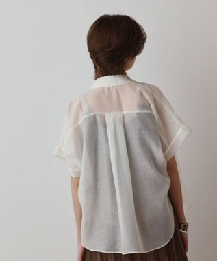 GRACE CONTINENTAL ドルマンシアーシャツ ホワイト