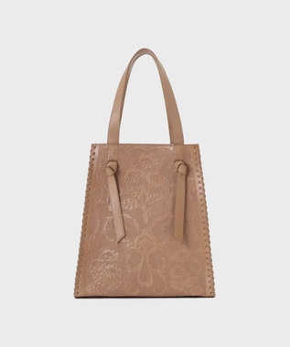 グレースコンチネンタル トロピカルデザインのレザーハンドバッグ WOMEN BAGS GRACE CONTINENTAL グレースコンチネンタル 通販