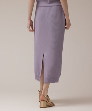 GRACE CONTINENTAL カノコニットスカート ラベンダー