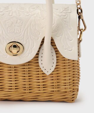 GRACE CONTINENTAL Micro RattanBag エクリュ