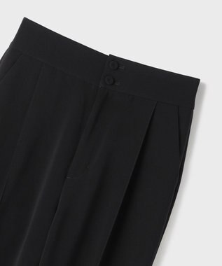 GRACE CONTINENTAL ハイウエストテーパードパンツ ブラック
