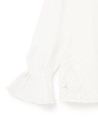 GRACE CONTINENTAL レースコンビブラウス ホワイト