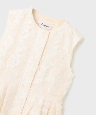 GRACE CONTINENTAL カットジャガードジレ キナリ