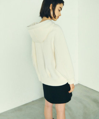 GRACE CONTINENTAL ハーフジップフードトップ ホワイト