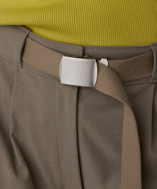 GRACE CONTINENTAL ガチャバックルベルト ブラウン