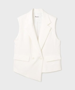 GRACE CONTINENTAL イレヘムジレジャケット ホワイト