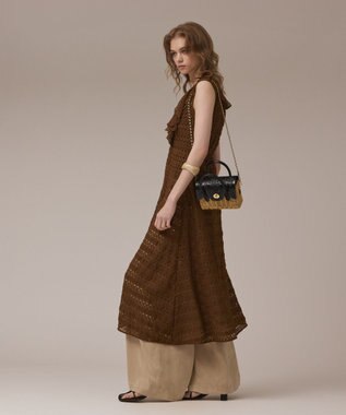 GRACE CONTINENTAL Micro RattanBag ブラック