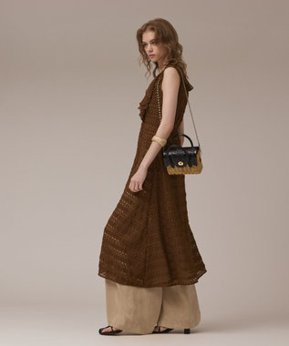 GRACE CONTINENTAL Micro RattanBag ブラック