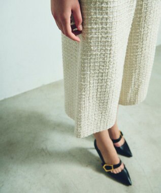 254-40 未使用タグ付き グレースクラス ツイードバイカラージャケット