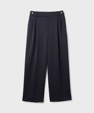 GRACE CONTINENTAL トリアセカルゼパンツ ネイビー