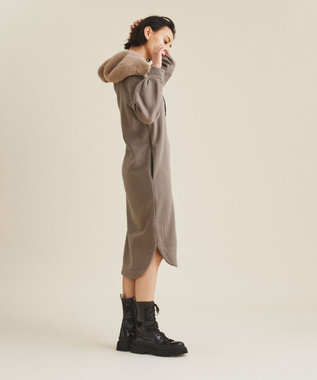 エコファー付裏毛ワンピース / GRACE CONTINENTAL | GRACE エコファー付裏毛ワンピース / GRACE CONTINENTAL | GRACE