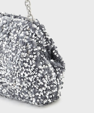 GRACE CONTINENTAL Caterina bertini スパンチェーンバッグ2 シルバー