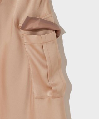 GRACE CONTINENTAL ダブルサテンイージーパンツ ピンク