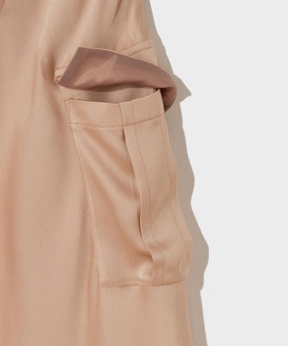 GRACE CONTINENTAL ダブルサテンイージーパンツ ピンク