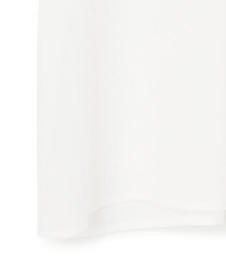 GRACE CONTINENTAL シアーポンチョシャツ ホワイト