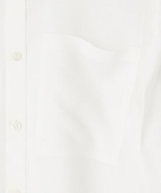 GRACE CONTINENTAL シアーポンチョシャツ ホワイト