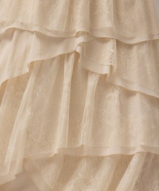 GRACE CONTINENTAL レースコンビティアードスカート キナリ