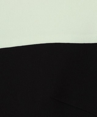 GRACE CONTINENTAL カラーブロックシャツドレス ブラック