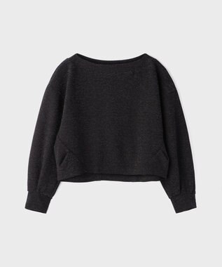 GRACE CONTINENTAL ラメカットトップ ブラック