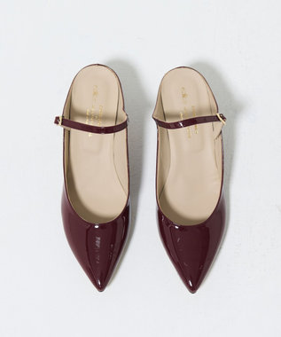 GRACE CONTINENTAL CORSO ROMA ストラップヒール ボルドー