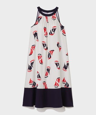 GRACE CONTINENTAL マリンホルタードレス ホワイト