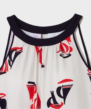 GRACE CONTINENTAL マリンホルタードレス ホワイト