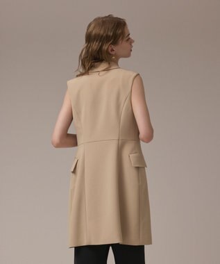 GRACE CONTINENTAL テーラードワンピース ベージュ