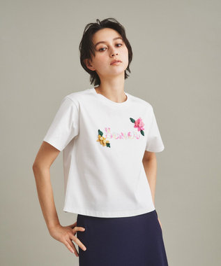 threetimes ♥ Grace lettering tee /追跡付 threetimes】Jewel tee/追跡付 (threetimes/Tシャツ・カットソー
