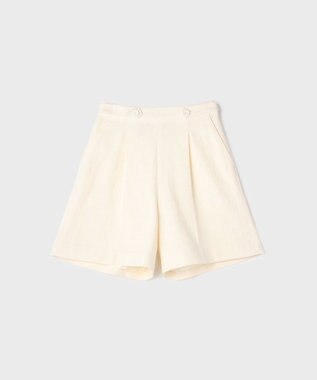 GRACE CONTINENTAL ツイードタックショートパンツ キナリ