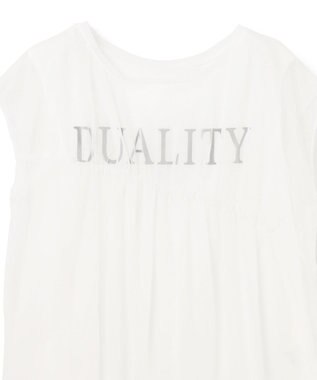 GRACE CONTINENTAL チュールレイヤードトップ ホワイト