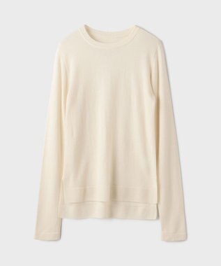 GRACE CONTINENTAL ボウ付ニットトップ ホワイト