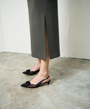 GRACE CONTINENTAL レイヤードペンシルスカート グレー