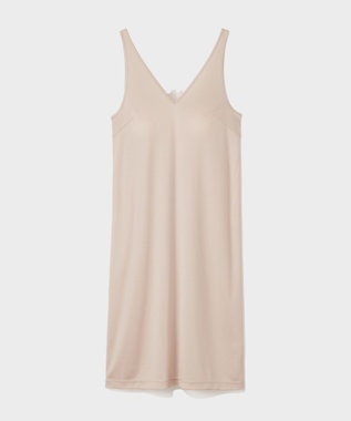 GRACE CONTINENTAL トリアセインナーキャミワンピース ベージュ