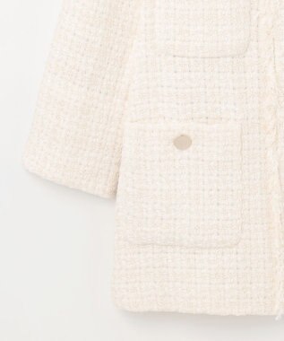 GRACE CONTINENTAL ツイードショートコート キナリ