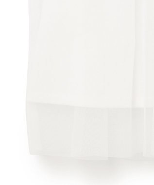 GRACE CONTINENTAL チュールレイヤードトップ ホワイト