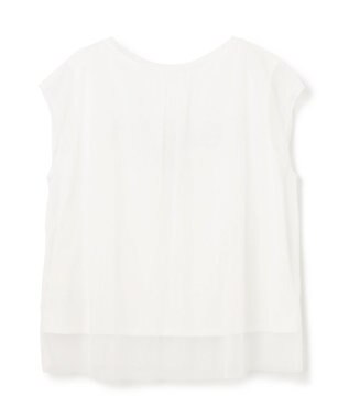 GRACE CONTINENTAL チュールレイヤードトップ ホワイト