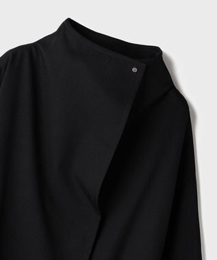 GRACE CONTINENTAL ウールテントラインコート ブラック