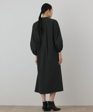 GRACE CONTINENTAL ベルト付カフタンワンピース グレー