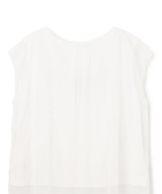 GRACE CONTINENTAL チュールレイヤードトップ ホワイト