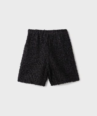 GRACE CONTINENTAL カットジャガードハーフパンツ ブラック