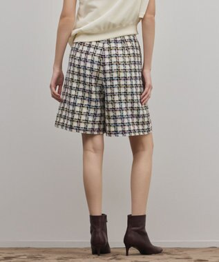 GRACE CONTINENTAL ツイードショートパンツ ブラック