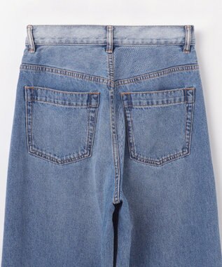 GRACE CONTINENTAL ラップデニムパンツ バイカラー